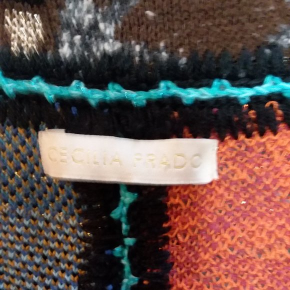 Anthropologie Cecelia Prado Colorful Cardigan Sweater size Small - Picture 9 of 9